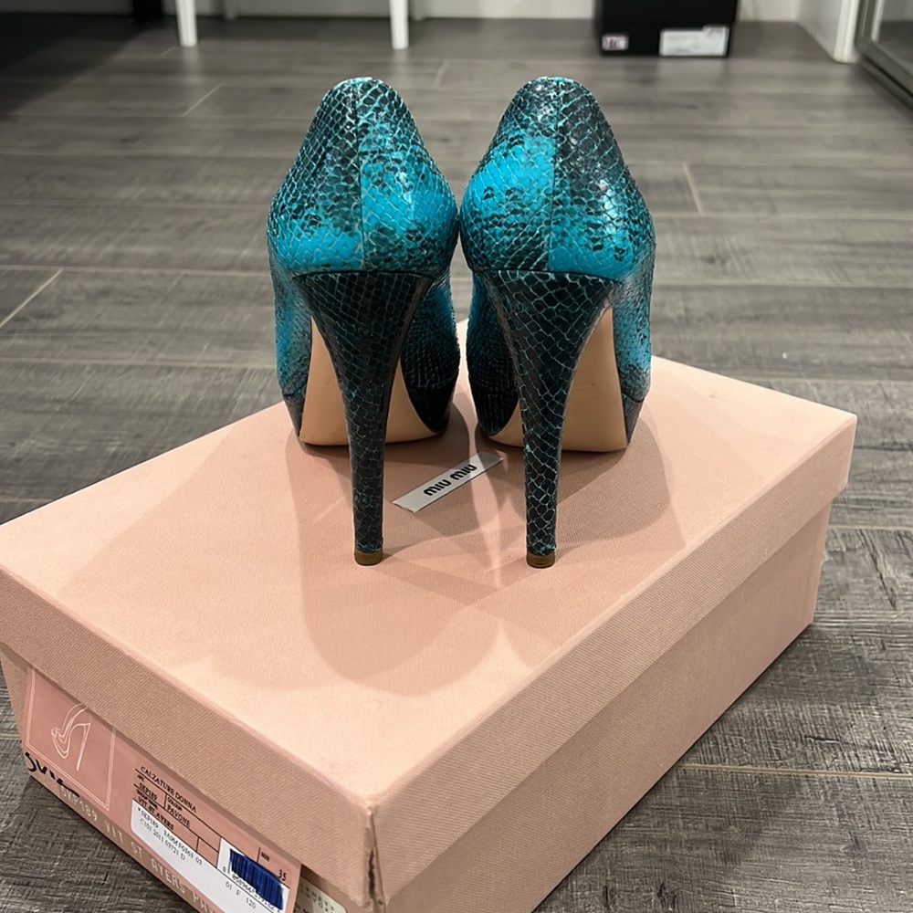 Miu Miu Open Toe Heels - image 4